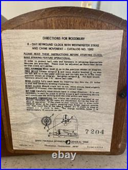 Seth Thomas Westminster Chime Clock