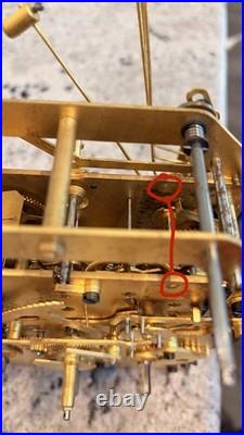 Seth Thomas Westminster Chime Mantel Clock 5 Rod See Description