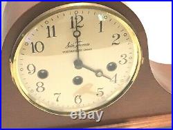 Seth Thomas Westminster Chime Mantle Clock West Germany key wound