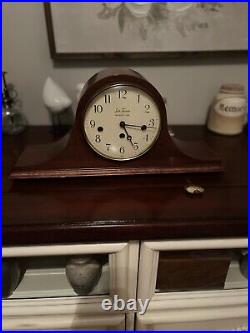 Seth Thomas Westminster Mantel Chime Clock- With Orig Key-works- Read Description