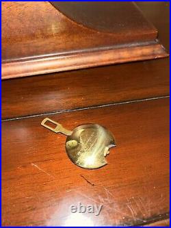 Seth Thomas Westminster Mantel Chime Clock- With Orig Key-works- Read Description