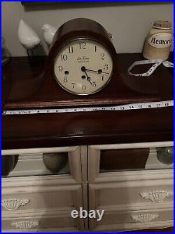 Seth Thomas Westminster Mantel Chime Clock- With Orig Key-works- Read Description