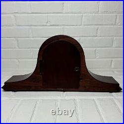 Seth Thomas Westminster Mantel Chime Clock with Orig Key & Box Vintage Working