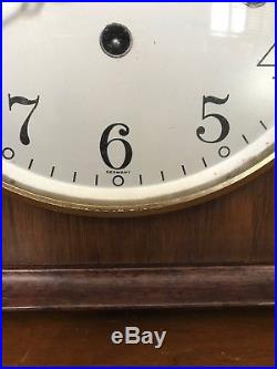 Seth Thomas Woodbury No. 1302 8-Day Westminster Chime Tambour Mantle Clock