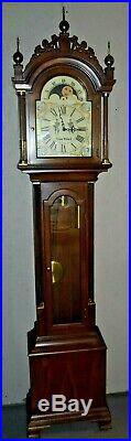 Simon Willard Westminster Chime Tall Case Colonial Clock Moonphase Grandfather