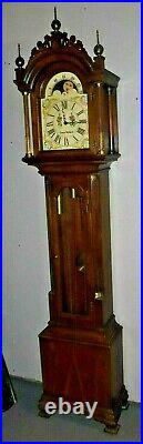 Simon Willard Westminster Chime Tall Case Colonial Clock Moonphase Grandfather