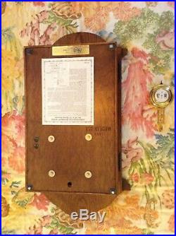 Sligh 0798-1-AB Wall Clock Oak 8 Day Key Wound Hermle Westminster Chime