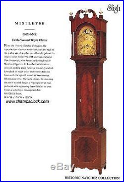 Sligh 862-1nz Mistletoe Natchez Collection Grandfather Clock Brand New #20 of 62