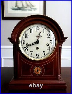 Sligh Barrister Mantel Clock Westminster Chime Franz Hermle Movement #340-020