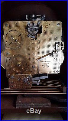 Sligh Franz Hermle 340-020 Westminster Chime Mantel Clock Model 0519-2-cm