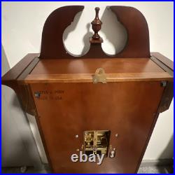 Sligh Grandfather Wall Clock Kieninger Mechanical Movement Triple Chime Silent