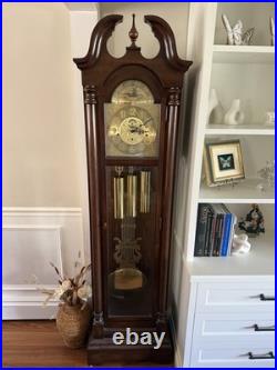 Sligh Longcase Grandfather Clock Westminster Chimes Mechanical Chain 0955-1-SH