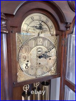 Sligh Longcase Grandfather Clock Westminster Chimes Mechanical Chain 0955-1-SH