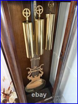 Sligh Longcase Grandfather Clock Westminster Chimes Mechanical Chain 0955-1-SH