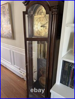 Sligh Longcase Grandfather Clock Westminster Chimes Mechanical Chain 0955-1-SH