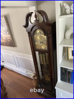 Sligh Longcase Grandfather Clock Westminster Chimes Mechanical Chain 0955-1-SH