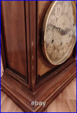 Sligh Mantel Clock Holland Michigan Two Jewel Franz Hermle Triple Chime Germany