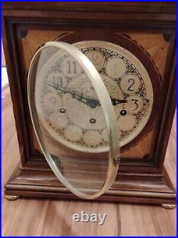 Sligh Mantel Clock Holland Michigan Two Jewel Franz Hermle Triple Chime Germany