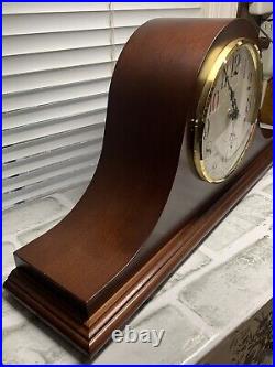 Sligh Mantel Clock Walnut Westminster Chimes