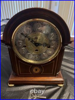 Sligh Mantle Clock w FRANZ HERMLE Two (2) Jewels 340-020 Germany With Key
