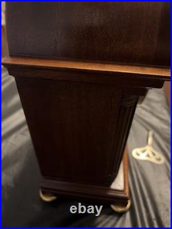 Sligh Mantle Clock w FRANZ HERMLE Two (2) Jewels 340-020 Germany With Key