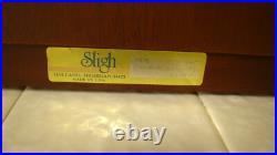 Sligh Mantle Clock w FRANZ HERMLE Two (2) Jewels 340-020 Manual, Germany EC