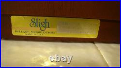 Sligh Mantle Clock w FRANZ HERMLE Two (2) Jewels 340-020 Manual, Germany EC