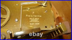 Sligh Mantle Clock w FRANZ HERMLE Two (2) Jewels 340-020 Manual, Germany EC