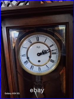 Sligh Mechanical Wall Clock Westminster Chime Wood Case Holland Michigan