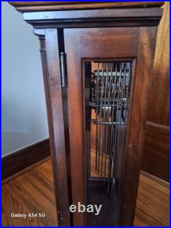 Sligh Mechanical Wall Clock Westminster Chime Wood Case Holland Michigan