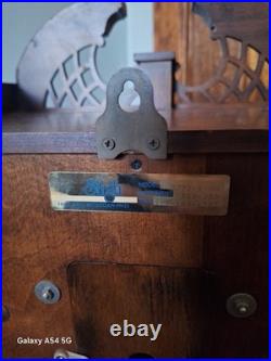 Sligh Mechanical Wall Clock Westminster Chime Wood Case Holland Michigan