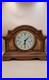 Sligh Oak Tambour Mantel Clock Westminster Chime German Mechanical Movement