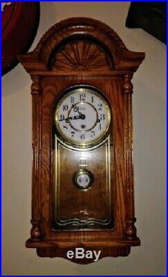 Sligh Wall Clock 8 Day Westminster Chime Wall Clock Regulator