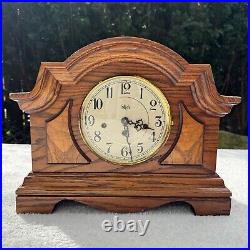 Sligh Westminster Chime Mantel Clock Wind Up 0568-1-AB 16x12