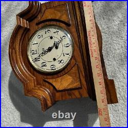 Sligh Westminster Chime Mantel Clock Wind Up 0568-1-AB 16x12