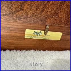 Sligh Westminster Chime Mantel Clock Wind Up 0568-1-AB 16x12