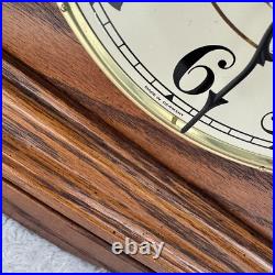 Sligh Westminster Chime Mantel Clock Wind Up 0568-1-AB 16x12