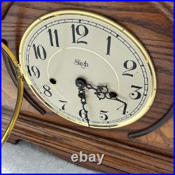 Sligh Westminster Chime Mantel Clock Wind Up 0568-1-AB 16x12