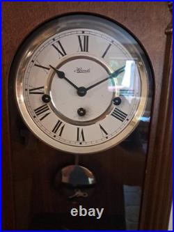 Small Hermle Mechanical Westminster Chime Wall Clock, Fully Working