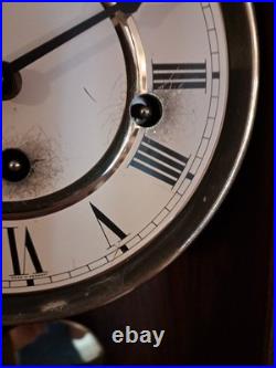 Small Hermle Mechanical Westminster Chime Wall Clock, Fully Working