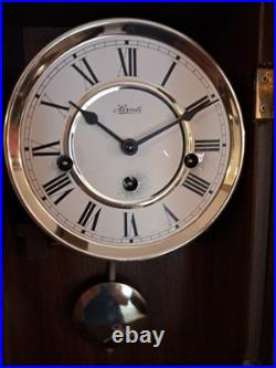 Small Hermle Mechanical Westminster Chime Wall Clock, Fully Working