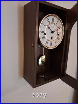 Small Hermle Mechanical Westminster Chime Wall Clock, Fully Working