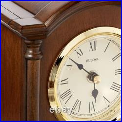 Small Table Clock with Pendulum and Westminster Melody for Living Room