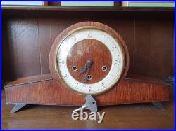 Smiths 1mantel clock Westminster chime clock has been serviced l working order