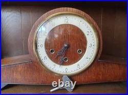 Smiths 1mantel clock Westminster chime clock has been serviced l working order