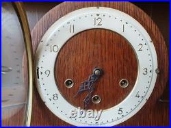 Smiths 1mantel clock Westminster chime clock has been serviced l working order