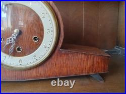Smiths 1mantel clock Westminster chime clock has been serviced l working order