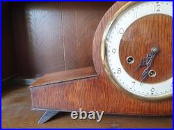Smiths 1mantel clock Westminster chime clock has been serviced l working order