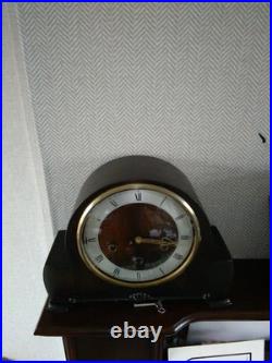Smiths Decor Westminster Chime 8 Day Mantle Clock Working Key Instructions V G C