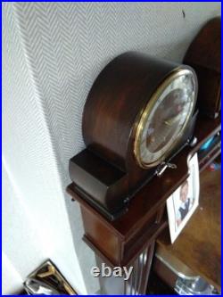 Smiths Decor Westminster Chime 8 Day Mantle Clock Working Key Instructions V G C